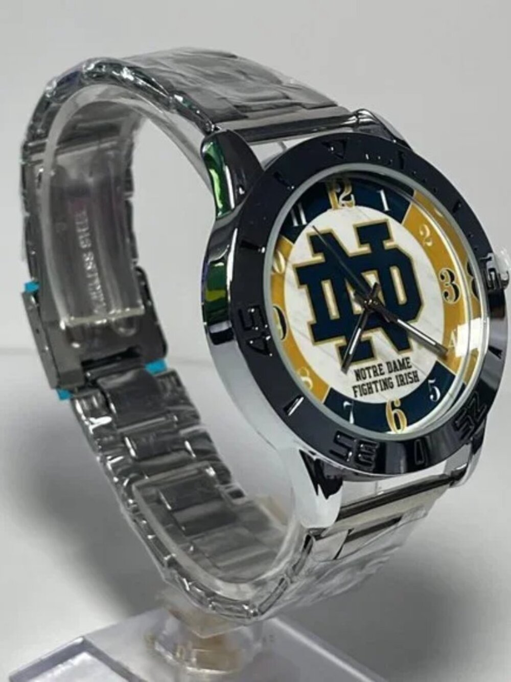 Notre Dame Fighting Irish NCAA Stainless-Steel Watch NEW - Picture 5 of 6